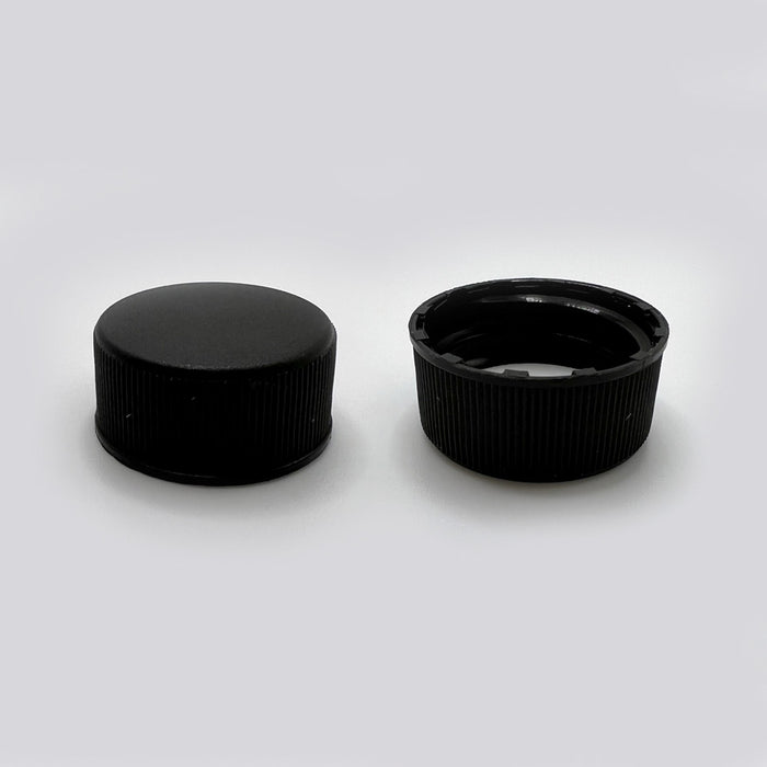 20-400 Black PP Continuous Thread Closure with Foam Liner