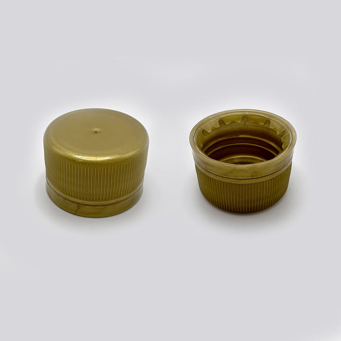 28-350 Gold PP Tamper Evident Closure, Linerless