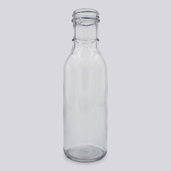 12 oz. Clear Glass Ring Neck Bottle