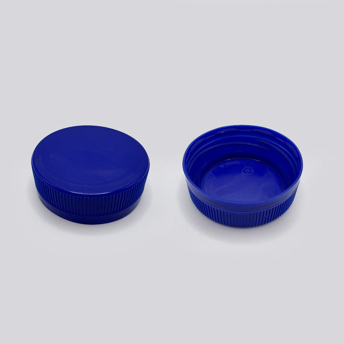 48mm Blue HDPE Tamper Evident Closure, Linerless