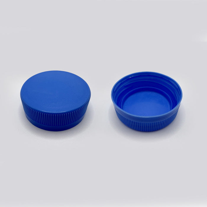 48mm Light Blue HDPE Tamper Evident Closure, Linerless