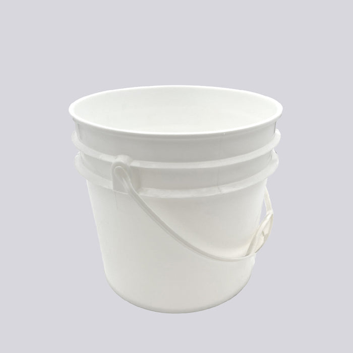 3.5 gal. White HDPE Pail with HDPE Handle