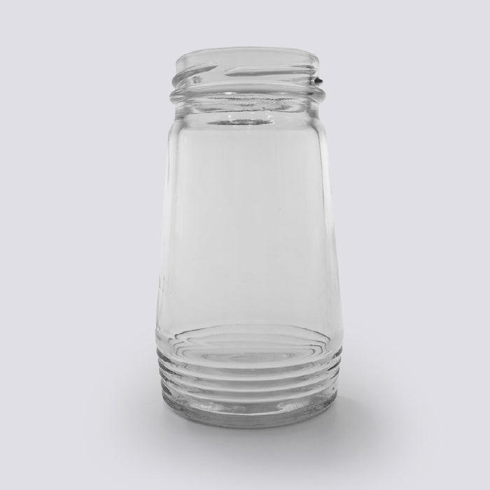 10 oz. Clear Glass Tapered Jar