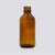 2 oz. Amber Glass Boston Round Bottle